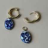 Gold Plated Tulip Bead Earrings jewelry Hunter & Hare (Faire)