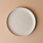 Ceramic Vanilla Plate plate David Shaw Dinner Plate