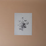 Bouquet Sketch Vintage Art Print ARTWORK - print Pink Lemon Decor (Faire)