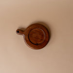 Mango Wood Candle Coaster candle holder Little Beausoleil Candle Co.