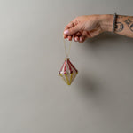 Stripe Mercury Glass Ornament CHRISTMAS 2025 Creative Co-op (DYA) Short