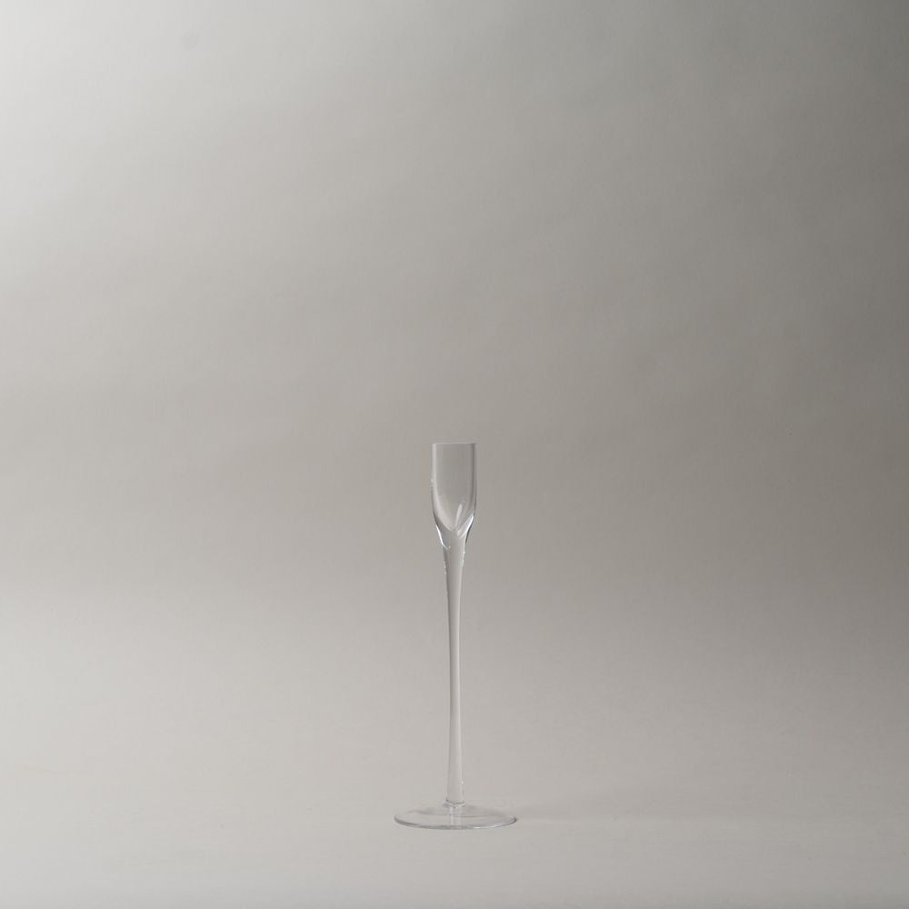 Flute Style Glass Taper Holder CHRISTMAS 2025 Abbott Collection Medium