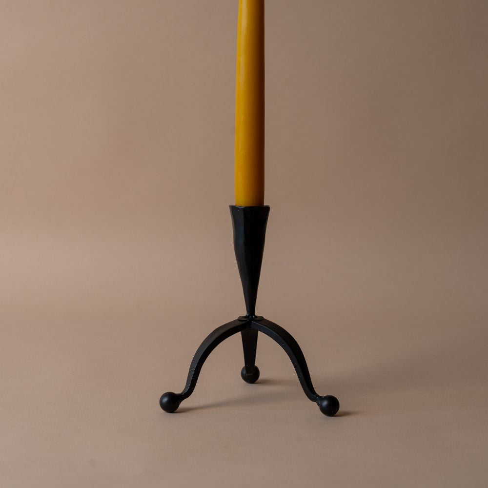 Forged Iron Candle Holder with Feet candle holder Luxe B Co (Faire)