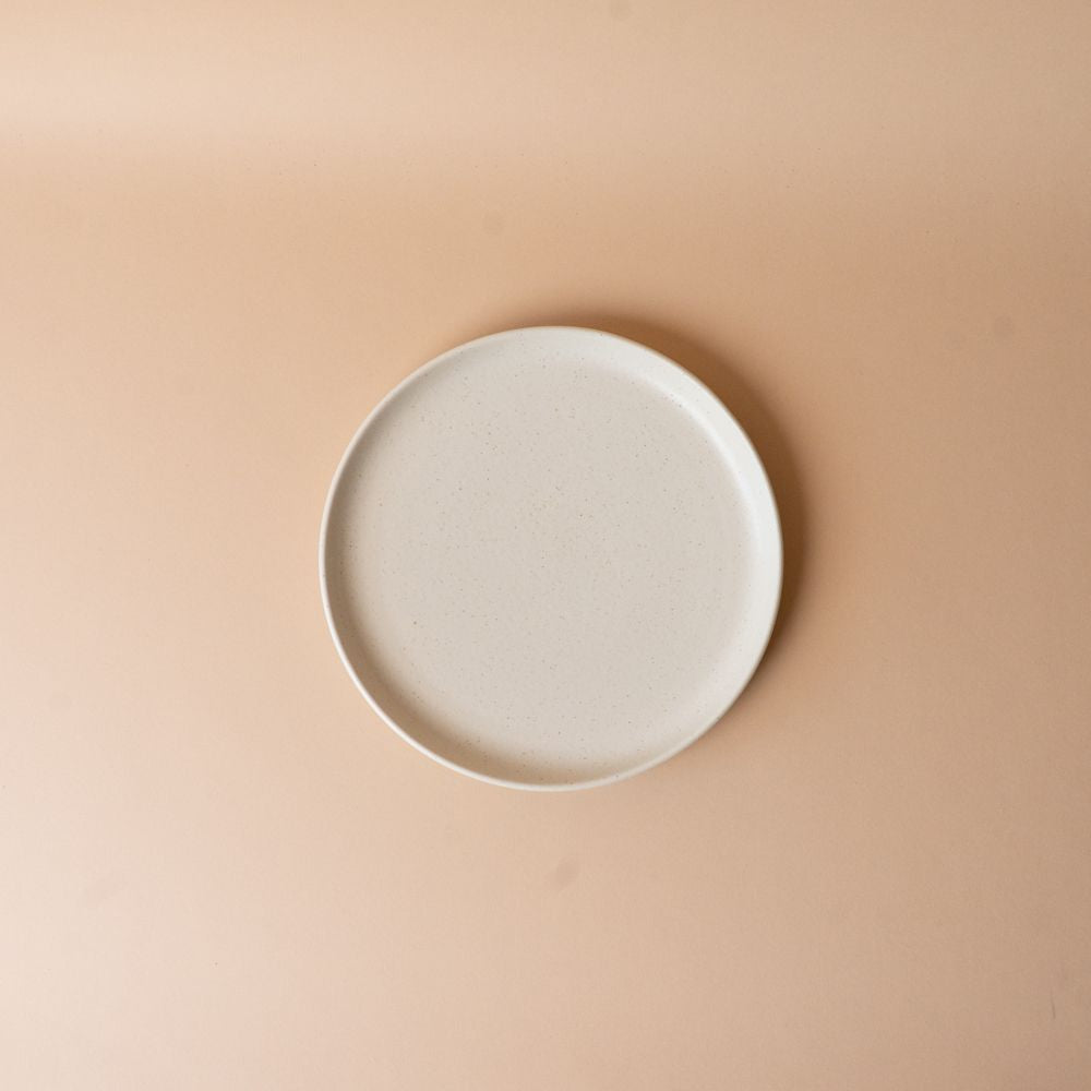 Ceramic Vanilla Plate plate David Shaw Appetizer Plate