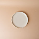 Ceramic Vanilla Plate plate David Shaw Appetizer Plate