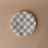 Marble Check Serving Tray tray Creative Co-op (DYA)