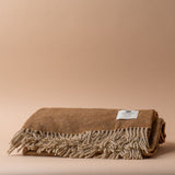 Toffee Reversible Wool Blanket blanket McNutt