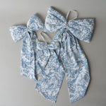 Blue Toile Bow Decorative Objects Luxe B Co (Faire)