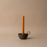Antiqued Scallop Taper Candle Holder candle holder Bohemia Design (Faire)