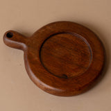 Mango Wood Candle Coaster candle holder Little Beausoleil Candle Co.