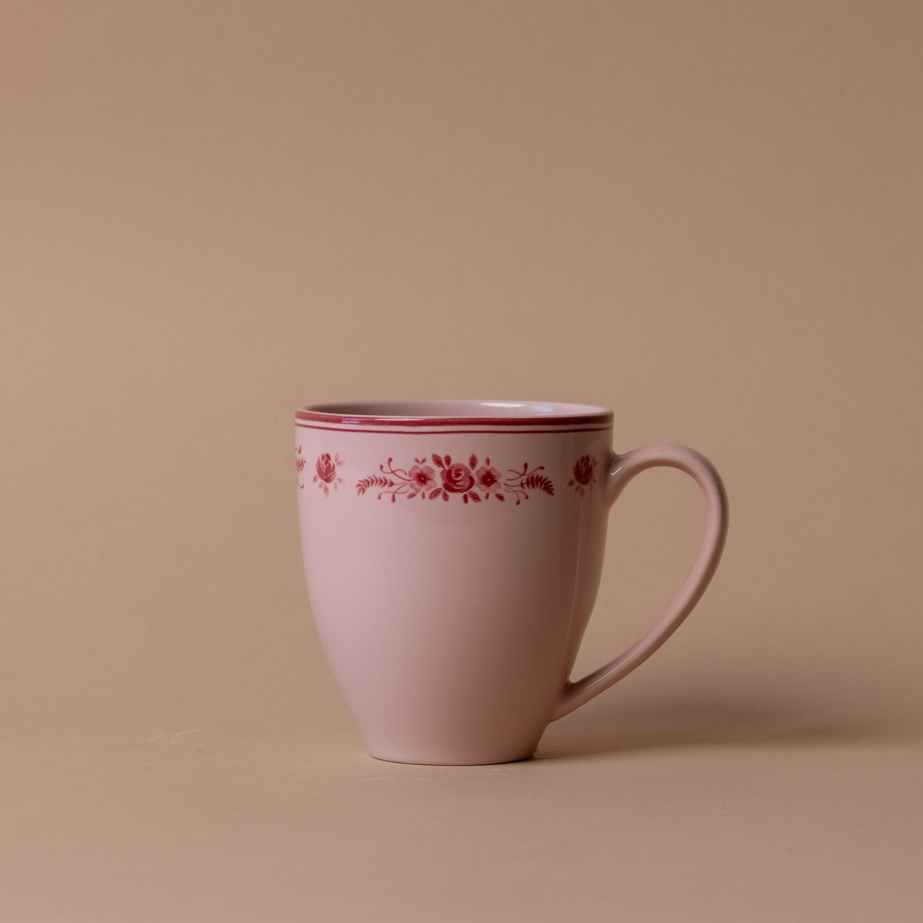 Red & Pink Floral Mug dinnerware David Shaw