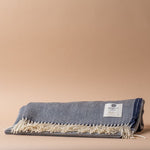 Supersoft Navy Wool Blanket blanket McNutt
