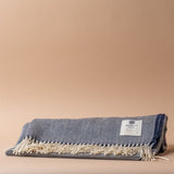 Supersoft Navy Wool Blanket blanket McNutt