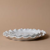 Organic Ruffle Edge Stoneware Dining Collection dinnerware Indaba