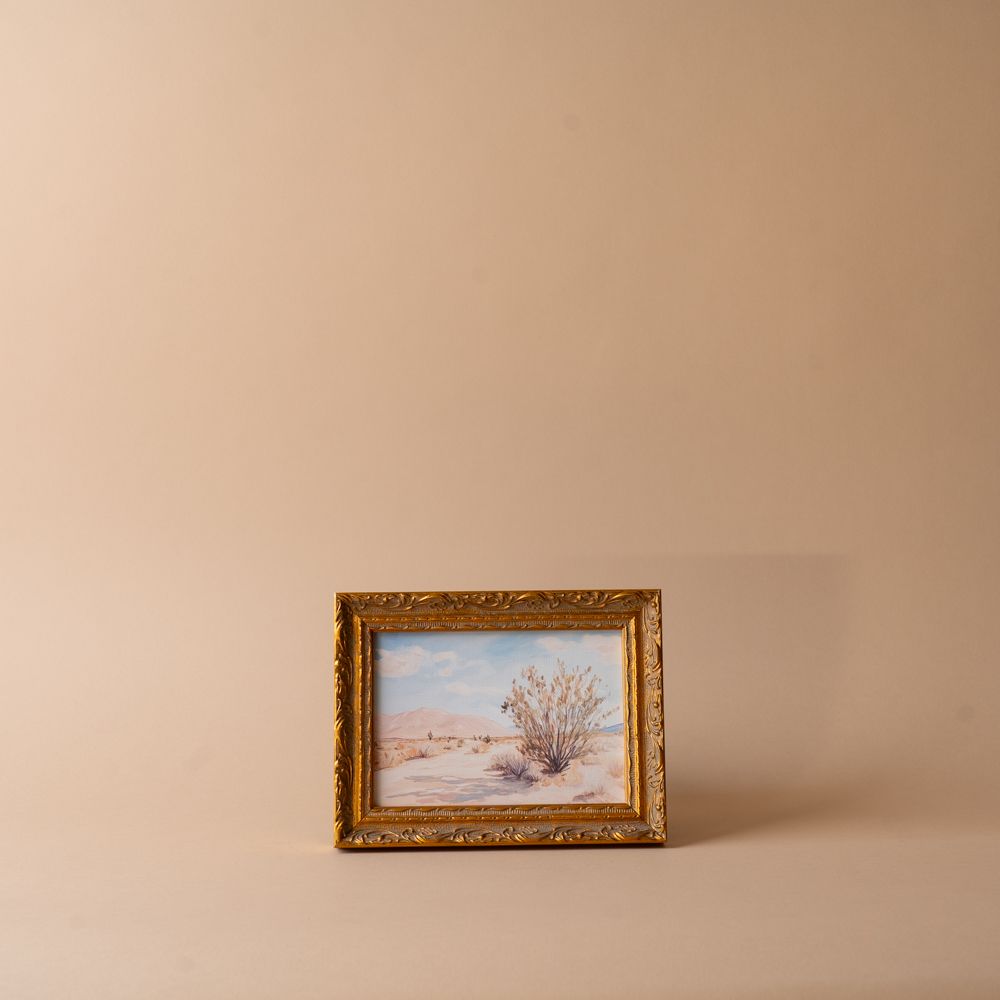 "Muted Desert" Framed Vintage Inspired Art Print ARTWORK - print Luxe B Co (Faire)