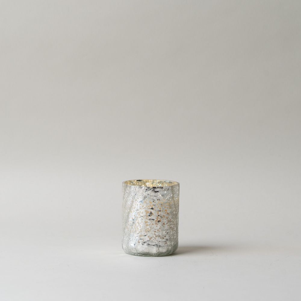 Balsam & Cedar Crackle Glass Candle CHRISTMAS 2025 Illume (DYA) Small