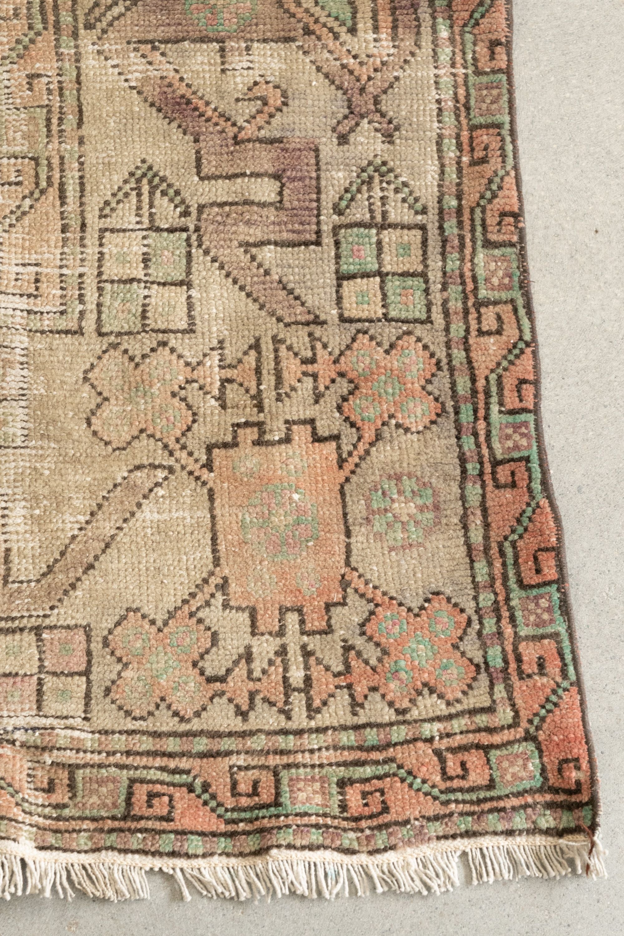 5'8" x 8'7" Vintage Turkish Oushak Rug VINTAGE - rug Rug & Weave Rugs