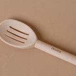 Beechwood Slotted Cooking Spoon wood spoon David Shaw