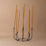 Long Stem Iron Candelabra candle holder The Floral Society (Aesthetic Movement)