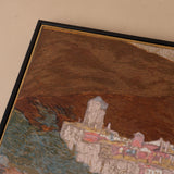 Monastery Landscape Framed Canvas ARTWORK - framed print Morel (Faire)