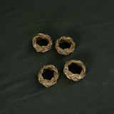 Braided Seagrass Napkin Ring Set - Rug & Weave