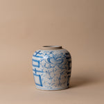 Vintage Blue Floral Ginger Jar 0-a-VINTAGE-pot Hauer Market