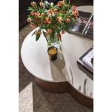 Kindred Fossil Coffee Table 4 - a - FURNITURE - Coffee Table - Round Rowe Furniture