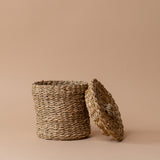 Woven Seagrass Canister
