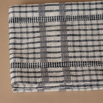 Cotton Check Dish Towel - Pewter kitchen towel DANICA (Faire)