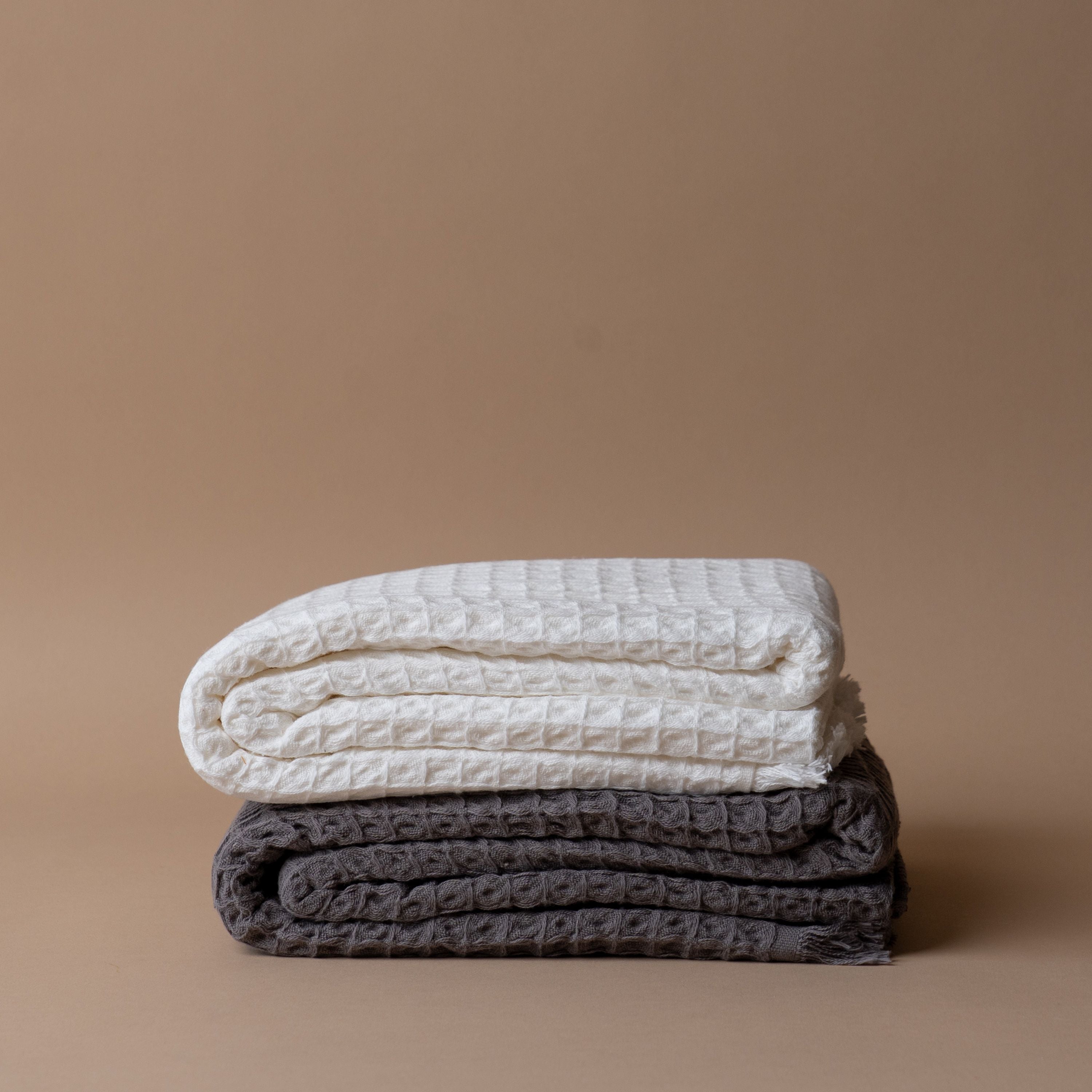 French Waffle Bath Towel bath towel Pokoloko