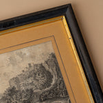 Antique Framed Sketch - 1800's VINTAGE - artwork Hauer Market