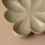Stoneware Floral Dish with Reactive Glaze tray Creative Co-op (DYA)