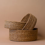 Round Seagrass Basket basket Bacon Basketware (Faire)