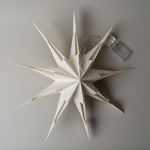Recycled Paper Star Ornament CHRISTMAS 2025 Creative Co-op (DYA)