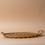 Oval Filigree Metal Tray tray Silver Tree Home & Holiday (Faire)