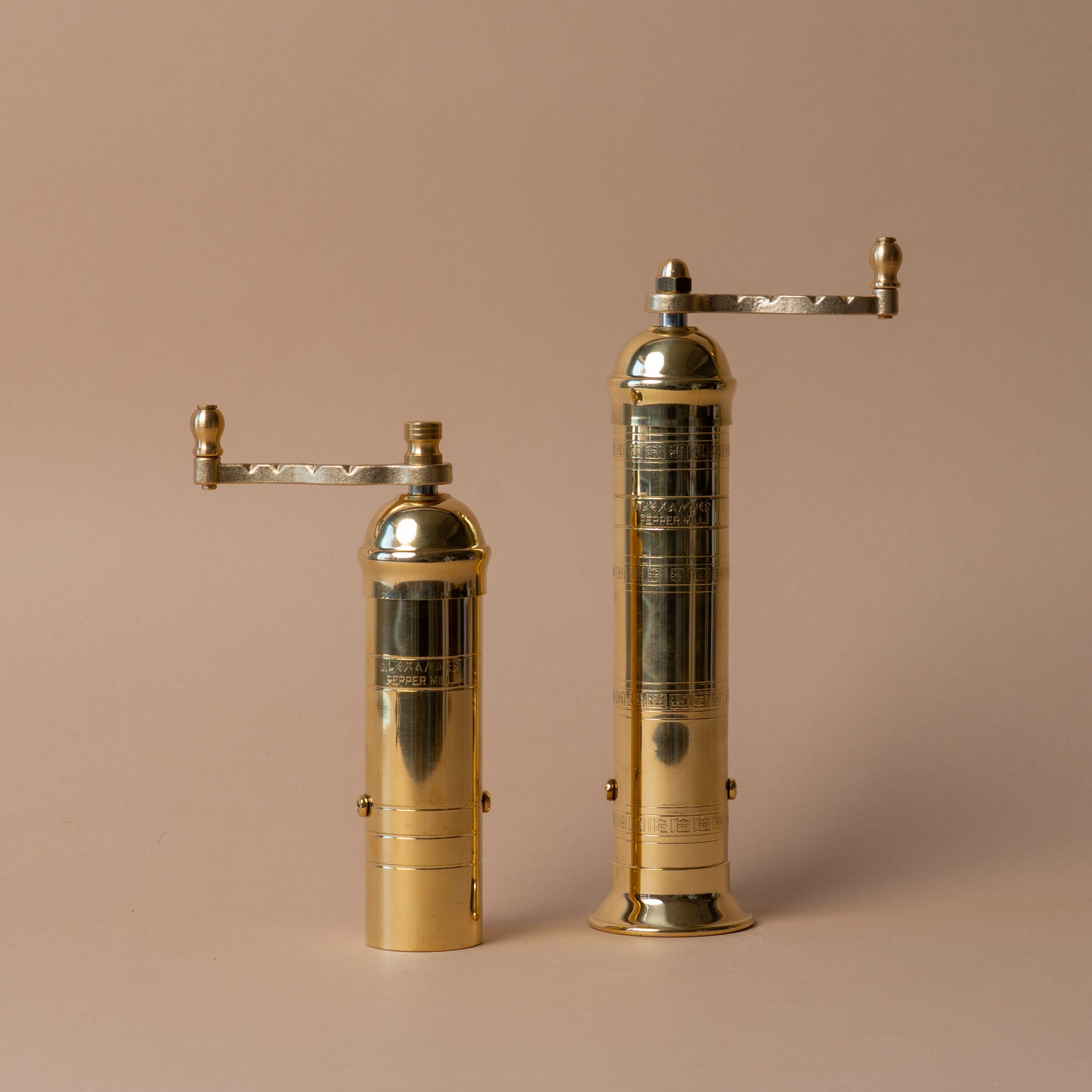 Brass Spice Mill spice grinder Rune-Jakobsen (Faire)