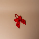 Red Velvet Bow Ornament