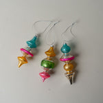 Jewel Toned Glass Finial Ornament CHRISTMAS 2025 Creative Co-op (DYA)