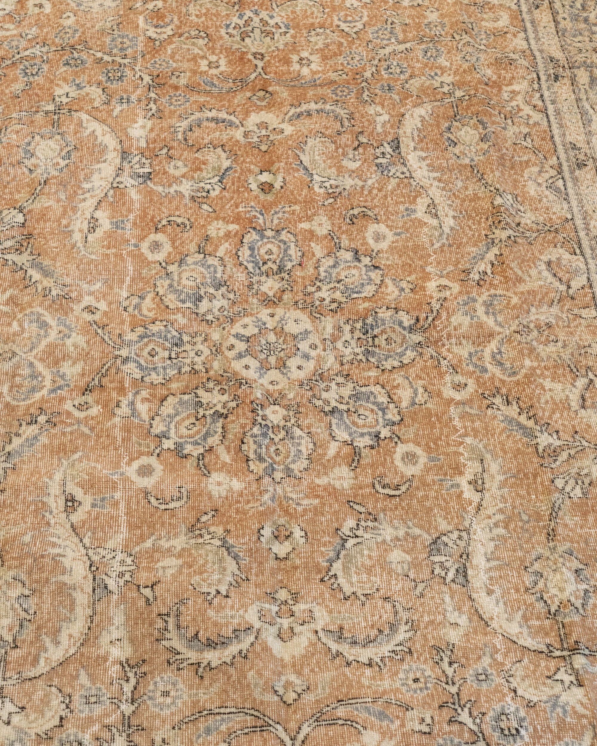 Vintage Turkish Oushak 10'3" x 6'3" VINTAGE - rug Rug & Weave Rugs