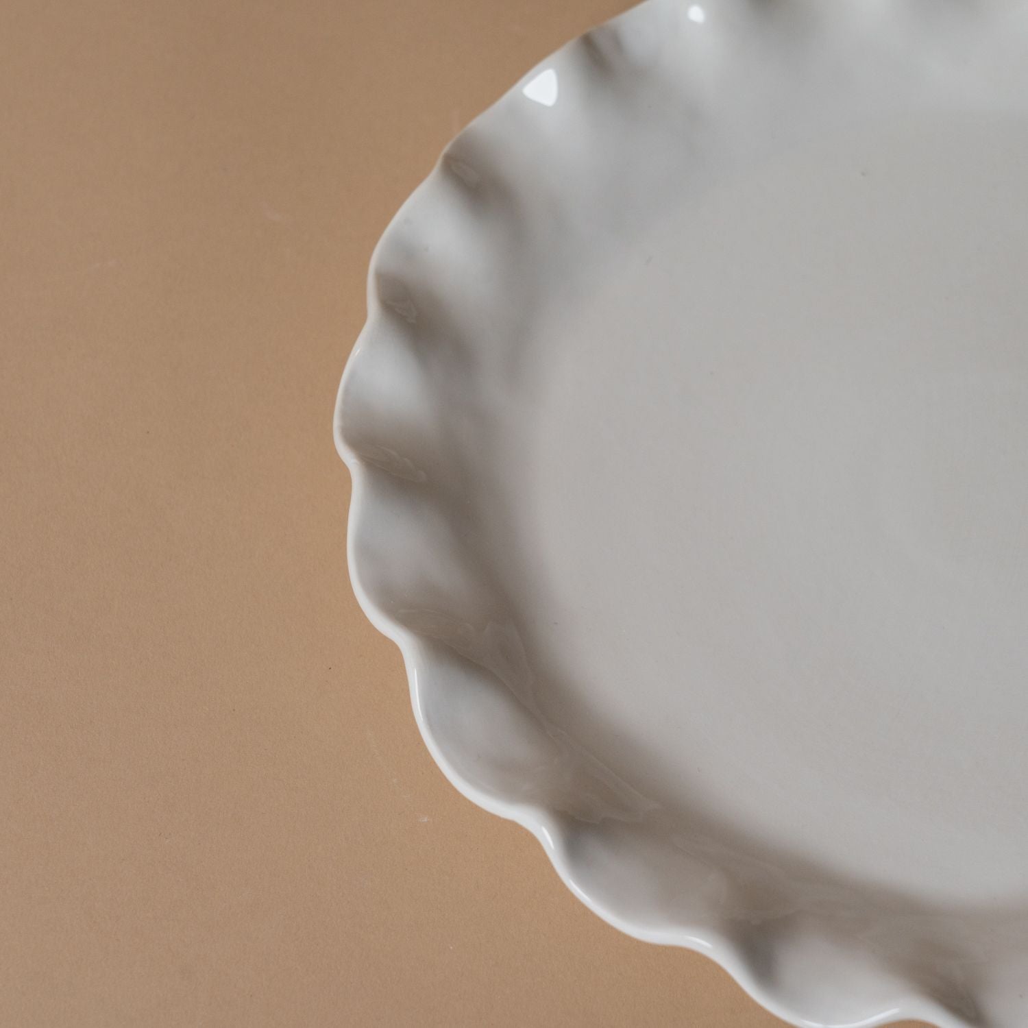 Organic Ruffle Edge Stoneware Dining Collection dinnerware Indaba