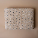 Block Print Clovers Bed Blanket blanket Indaba