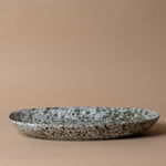Grey Splash Stoneware Platter platter Tell Me More (Faire)