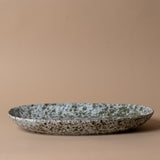 Grey Splash Stoneware Platter platter Tell Me More (Faire)