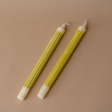 Striped Taper Candle Set candle set Creative Co-op (DYA)