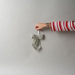 Green Stripe Bow Decorative Objects Luxe B Co (Faire) Small