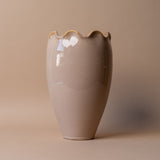 Clay Ruffle Vase vase Accents De Ville (ShopZio)