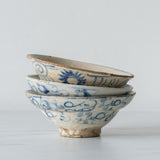 Vintage Blue Floral Bowl