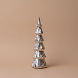 Silver Glass LED Holiday Tree