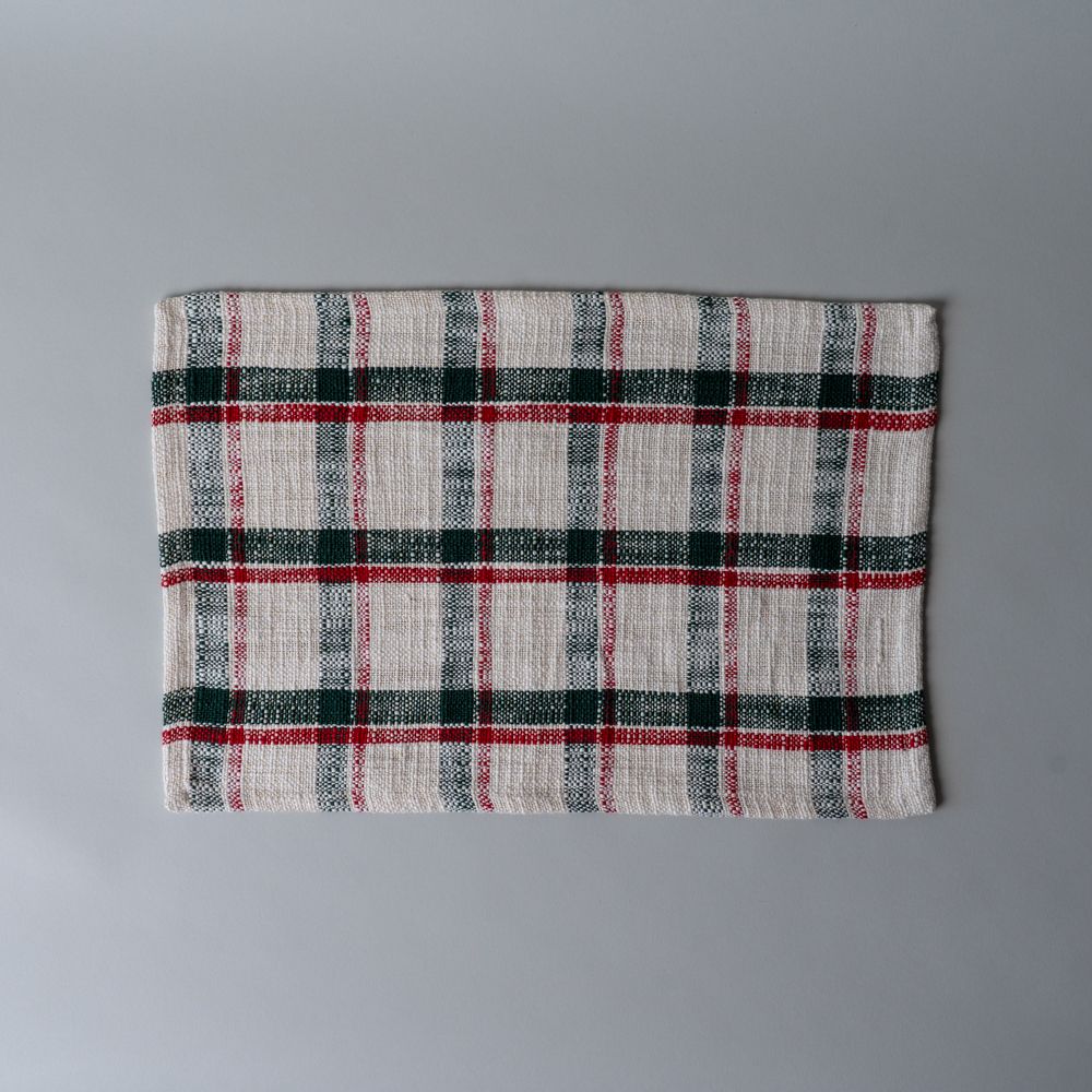 Holiday Plaid Placemat CHRISTMAS 2025 DANICA (Faire)