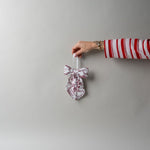 Burgundy Toile Bow Decorative Objects Luxe B Co (Faire) Small